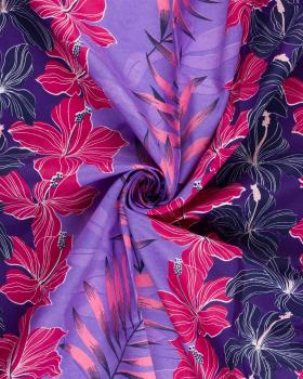 Tissu Polynésien MANAVA Violet - Tissushop